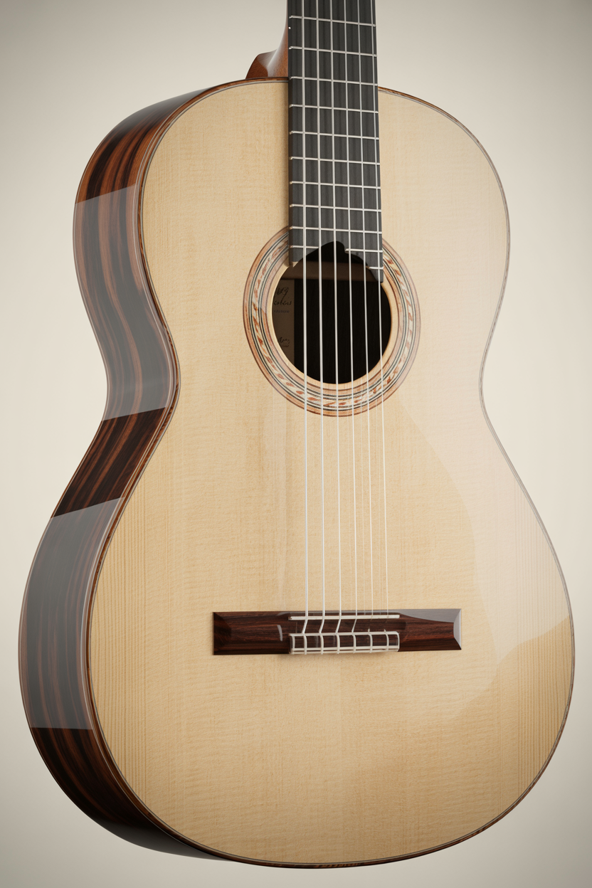 Presidio Reserva professional classical guitar by James Fields Guitars